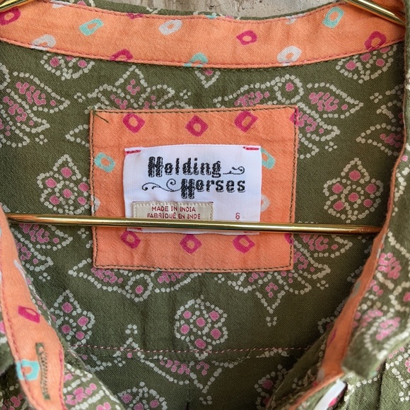 Anthropologie Holding Horses Ismay Button Down Sz6 - Picture 4 of 7